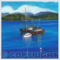 Pack of 5 Square Scenes of Scotland Cards thumbnail