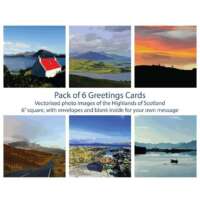Pack of 6 Colour Vectorised Photo Note Cards II thumbnail