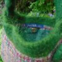 Tweed and Crochet Felt Bag thumbnail