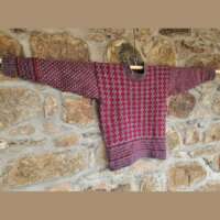Logie Jumper Grey Fuchsia thumbnail