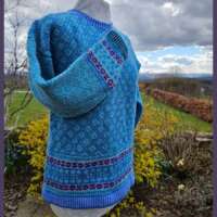 Blue Toon Marble Gem Coull Jumper thumbnail