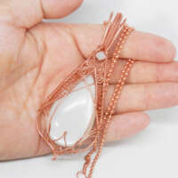 Elven Style Moonstone Necklace thumbnail