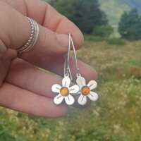 Amber Blossom Earrings thumbnail
