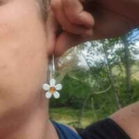 Amber Blossom Earrings thumbnail