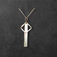 Barred and Squared Pendant thumbnail