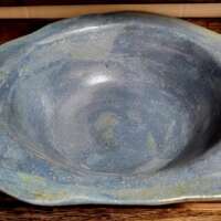 Blue Bowl with Speckled Base thumbnail