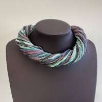 Blue Hues Twister Scarf thumbnail