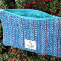 Blue Rainbow Harris Tweed Coin Purse thumbnail