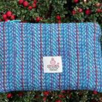 Blue Rainbow Harris Tweed Coin Purse thumbnail