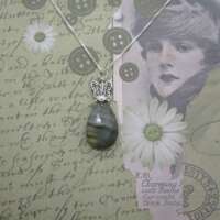 Sterling Silver Butterfly Pendant with Labradorite thumbnail