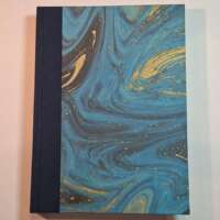 Blue Marbled Casebound Notebook thumbnail