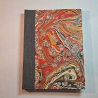 Red Marbled Casebound Notebook thumbnail