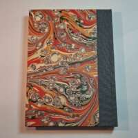 Red Marbled Casebound Notebook thumbnail