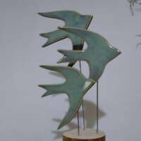 Ceramic Swifts Sculpture thumbnail