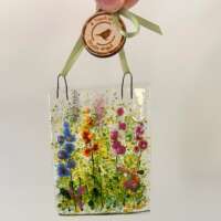Fused Glass Cottage Garden Hanger thumbnail