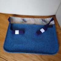 Dark Blue Tweed Utility Bag thumbnail