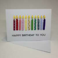 Happy Birthday To You with Candles Card thumbnail