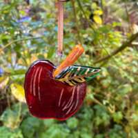 Fused Glass Apple Tree Decoration thumbnail
