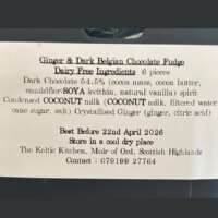 Crystalised Ginger and Dark Chocolate Fudge thumbnail