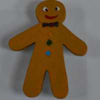 Gingerbread Person Brooch thumbnail