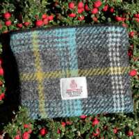Grey Skies Harris Tweed Coin Purse thumbnail
