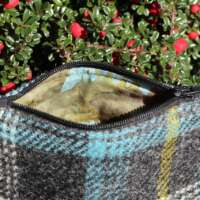 Grey Skies Harris Tweed Coin Purse thumbnail