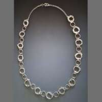Silver Circles Necklace thumbnail
