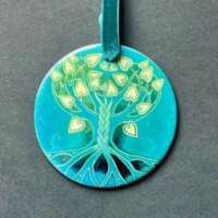 Celtic Turquoise Tree of Life Hanger thumbnail