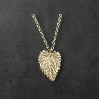 Silvered Nettle Leaf Pendant thumbnail
