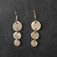 Triple Drop Silver Earrings thumbnail