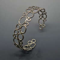 Bubbles Silver Bracelet thumbnail