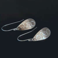 Silver Pebbles Earrings thumbnail