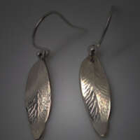 Silver Leaves Earrings thumbnail