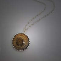 Flower Fossil Necklace thumbnail