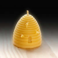 Celtic Beeswax Bee Skep Candle Collection thumbnail