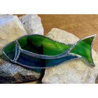Stained Glass Fish Sun Catcher thumbnail