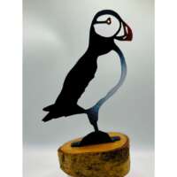 Metal Puffin Sculpture thumbnail