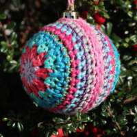 Jupiter Crochet Christmas Bauble thumbnail