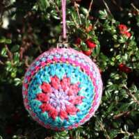 Jupiter Crochet Christmas Bauble thumbnail