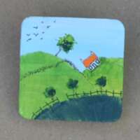 Cottage in the Hills Brooch thumbnail