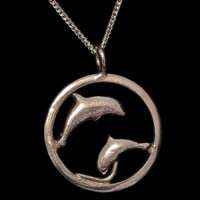 Leaping Dolphins Pendant thumbnail