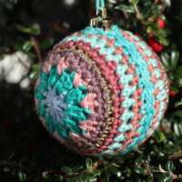 Mira Crochet Christmas Bauble thumbnail