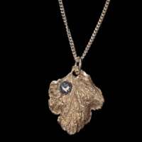 Silver Nettle with Topaz Pendant thumbnail