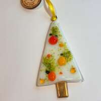 Fused Glass Tree Decoration with Oranges and Lemons thumbnail