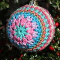 Orbital Crochet Christmas Bauble thumbnail