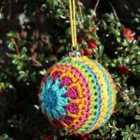 Orion Crochet Christmas Bauble thumbnail