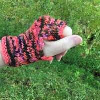 Pink, Orange and Black Hand Warmers thumbnail