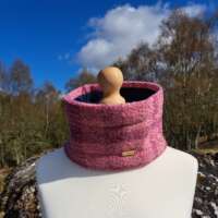 Pink and Purple Neck Cowl Extra Small thumbnail