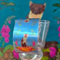 Pine Martin in Foxgloves Wide Cuff Bracelet thumbnail