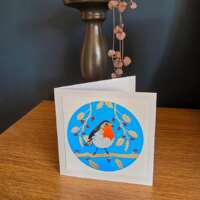 Robin Christmas Card Small thumbnail